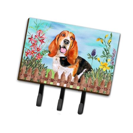 Carolines Treasures Basset Hound Spring Leash or Key Holder CK1266TH68